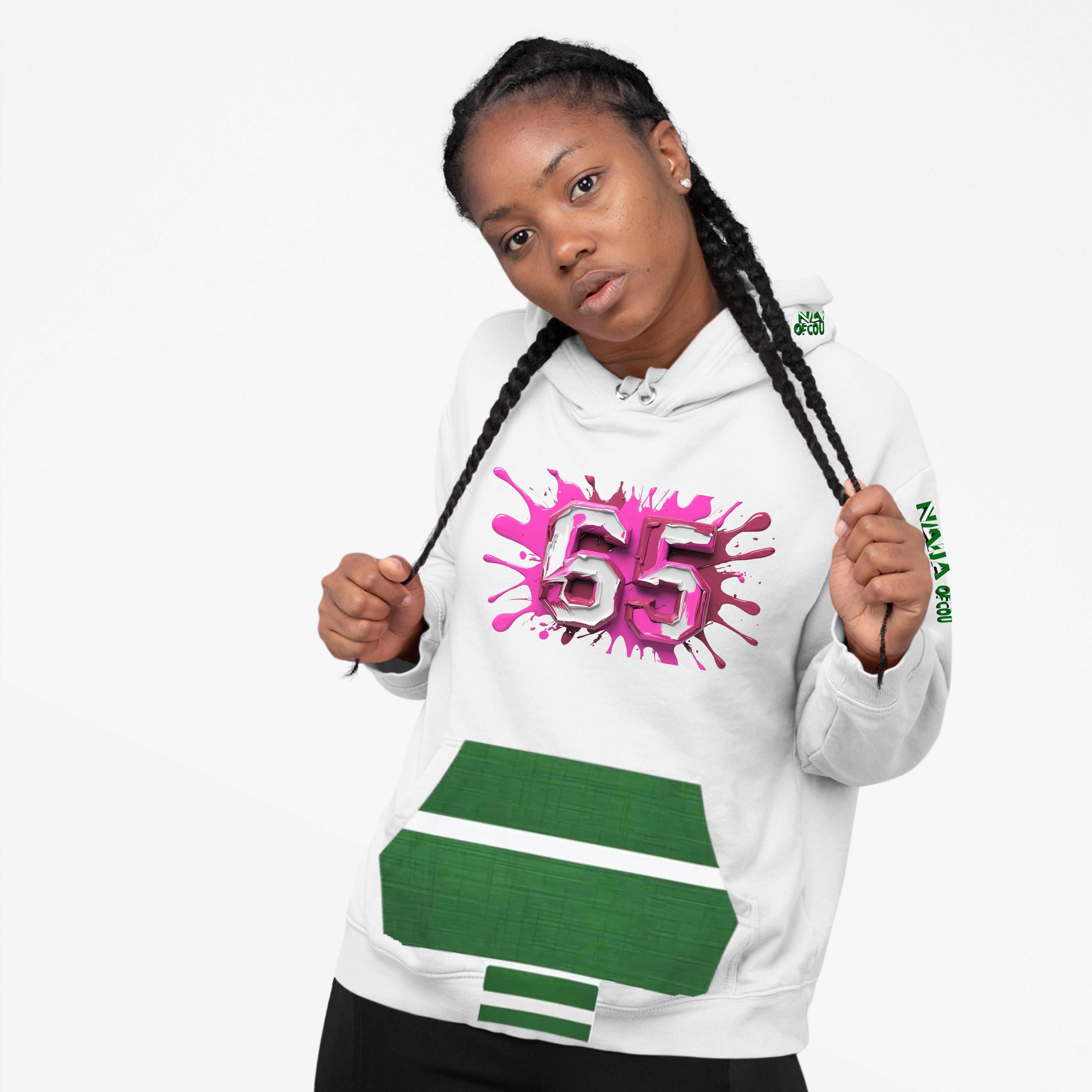 Naija 65th Independence &  Of Course Hoodie