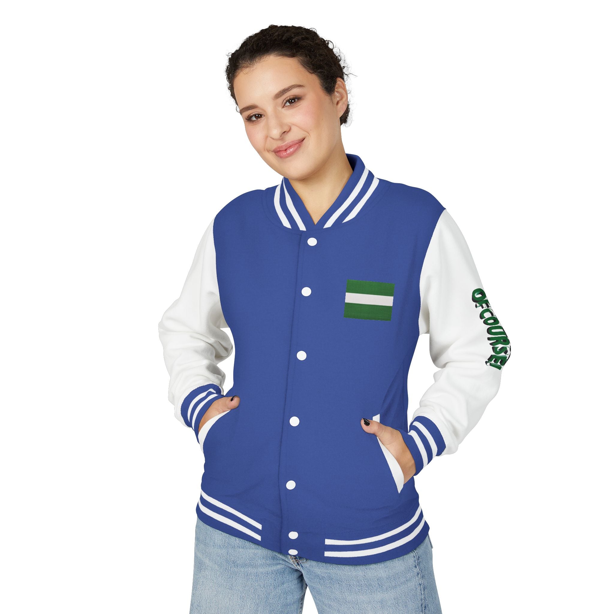 Naija of Course, Unisex Letterman Jacket