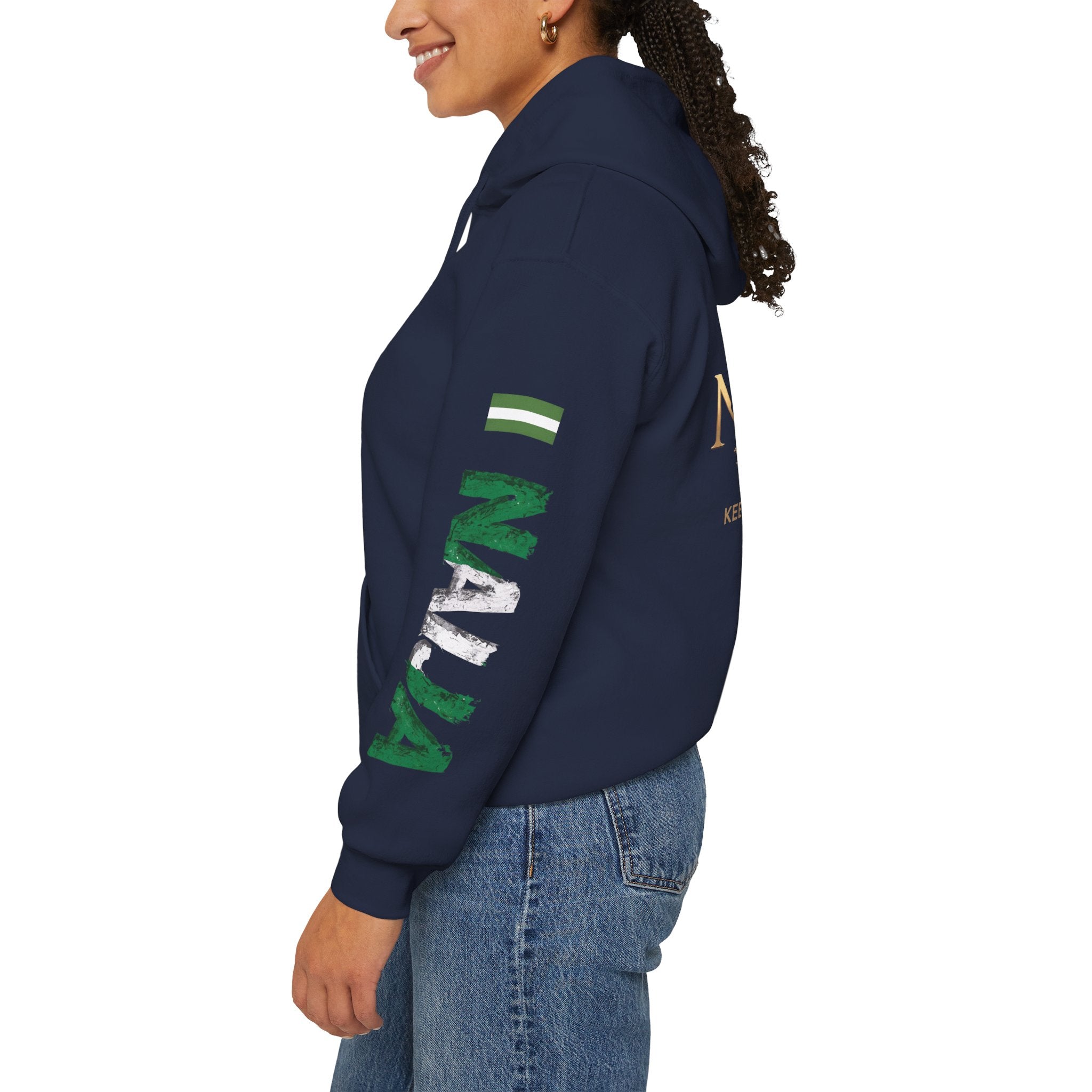 Naija Keep Calm & Hustle Hoodie