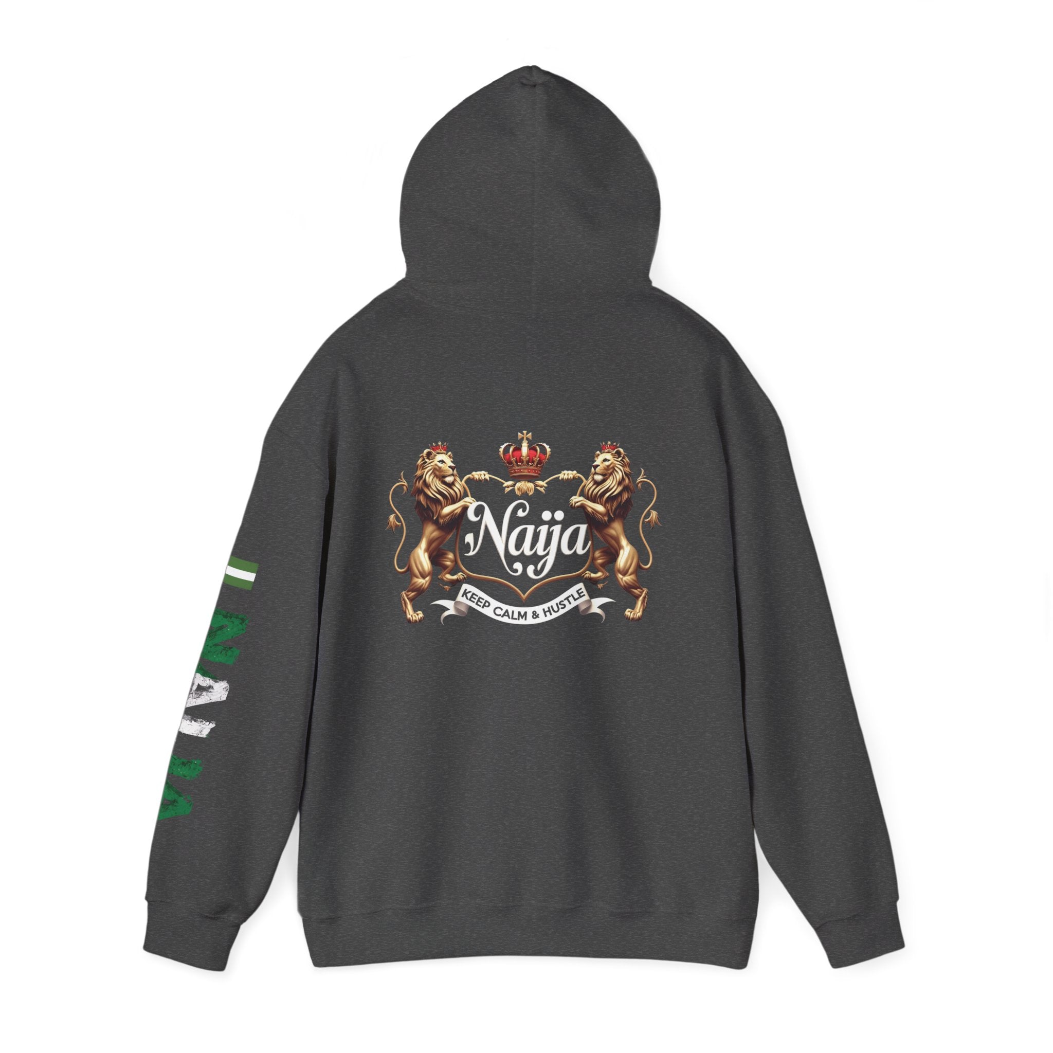 Nigeria- Naija Keep Calm & Hustle Hoodie.