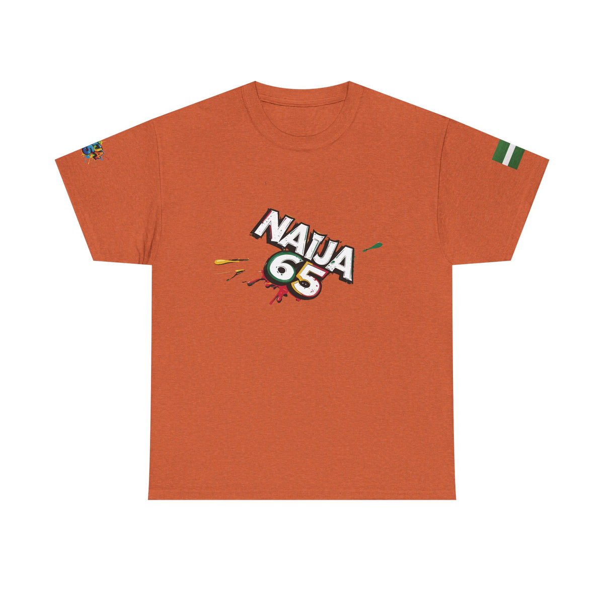 Naija 65TH INDEPENDENCE, Unisex Cotton T-shirt