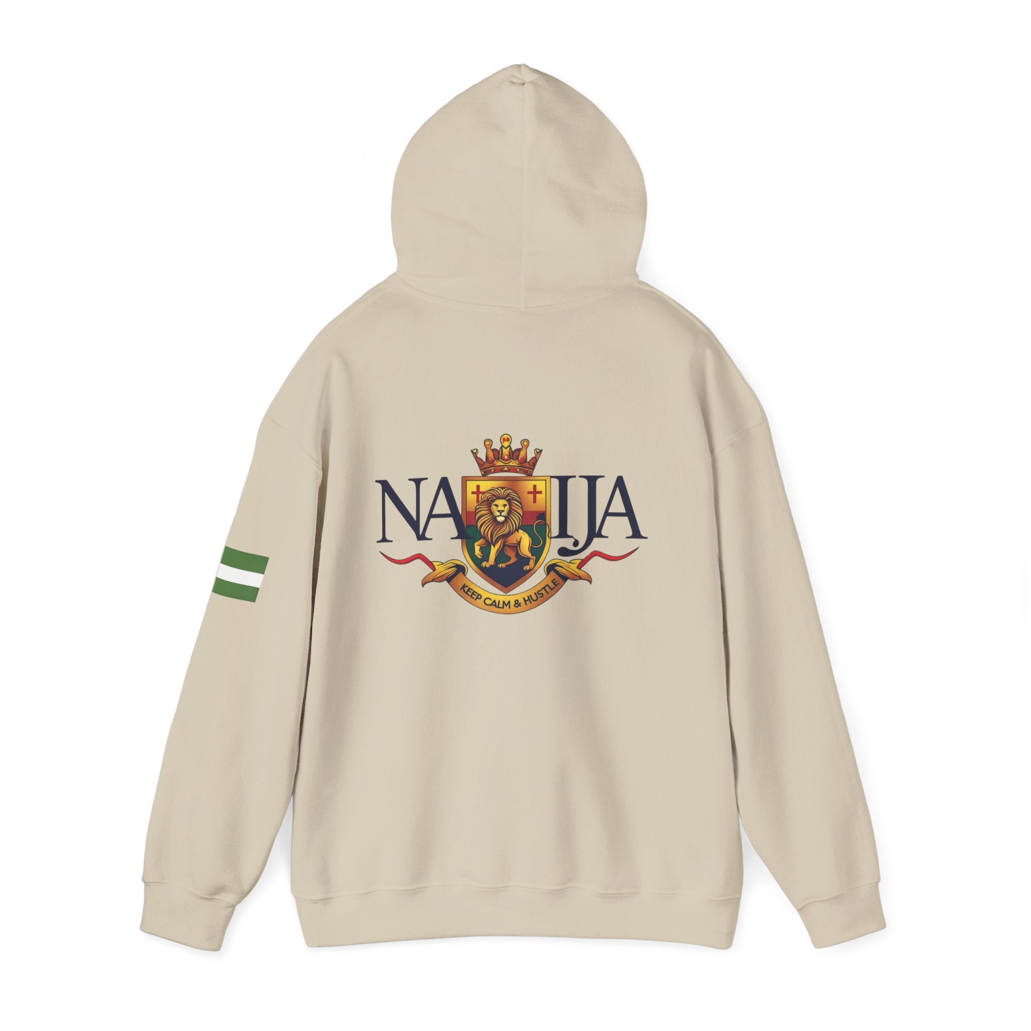 Naija-Keep Calm & Hustle Hoodie