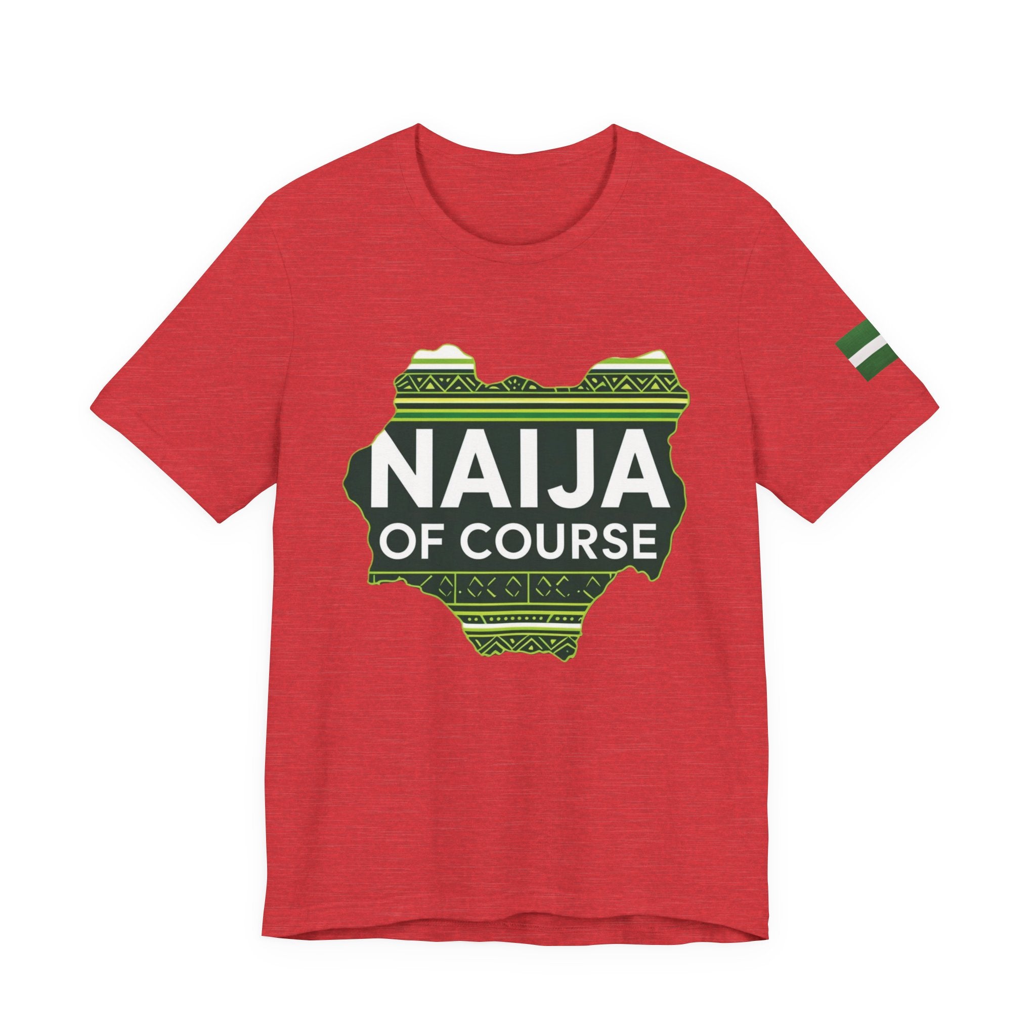 Naija Of Course Map, Unisex T-Shirt