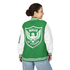 Naija of Course, Unisex Letterman Jacket