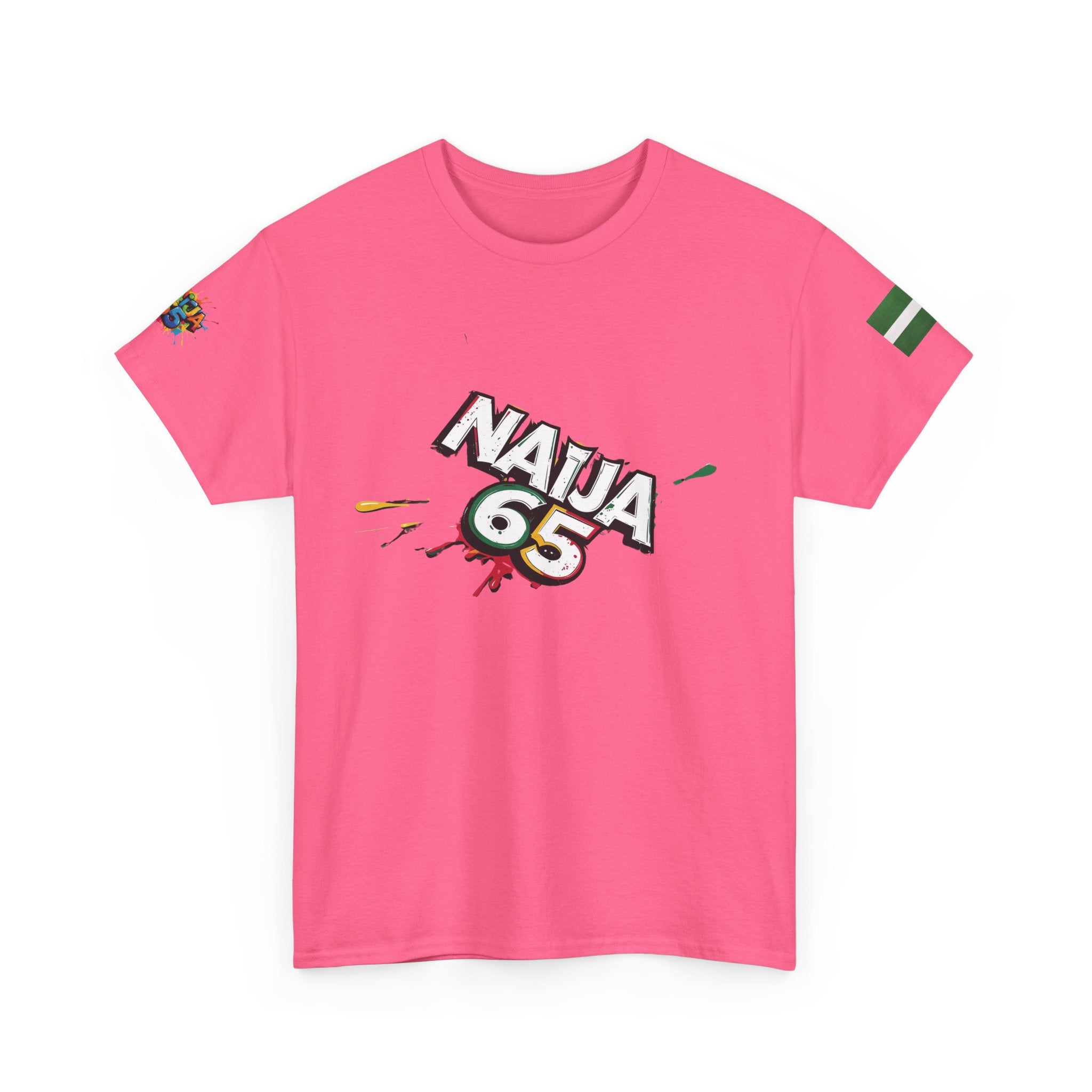 Naija 65TH INDEPENDENCE, Unisex Cotton T-shirt