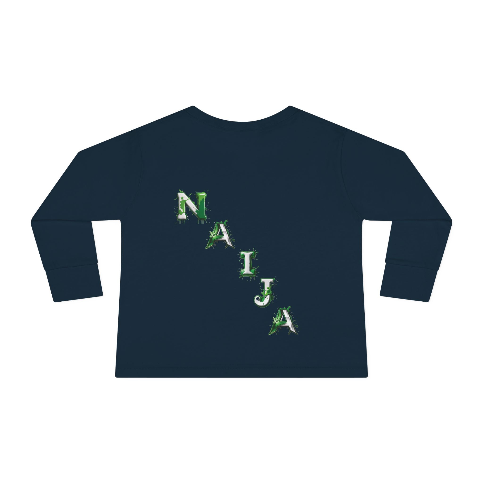 Naija Papa’s No Dey Take Dem Pickin Play, Toddler Long Sleeve T-shirt