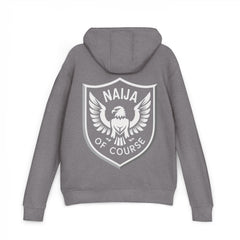 Naija of Course, Unisex French Terry Graphite Heather Hoodie - Naija Of Course streetwear fashion