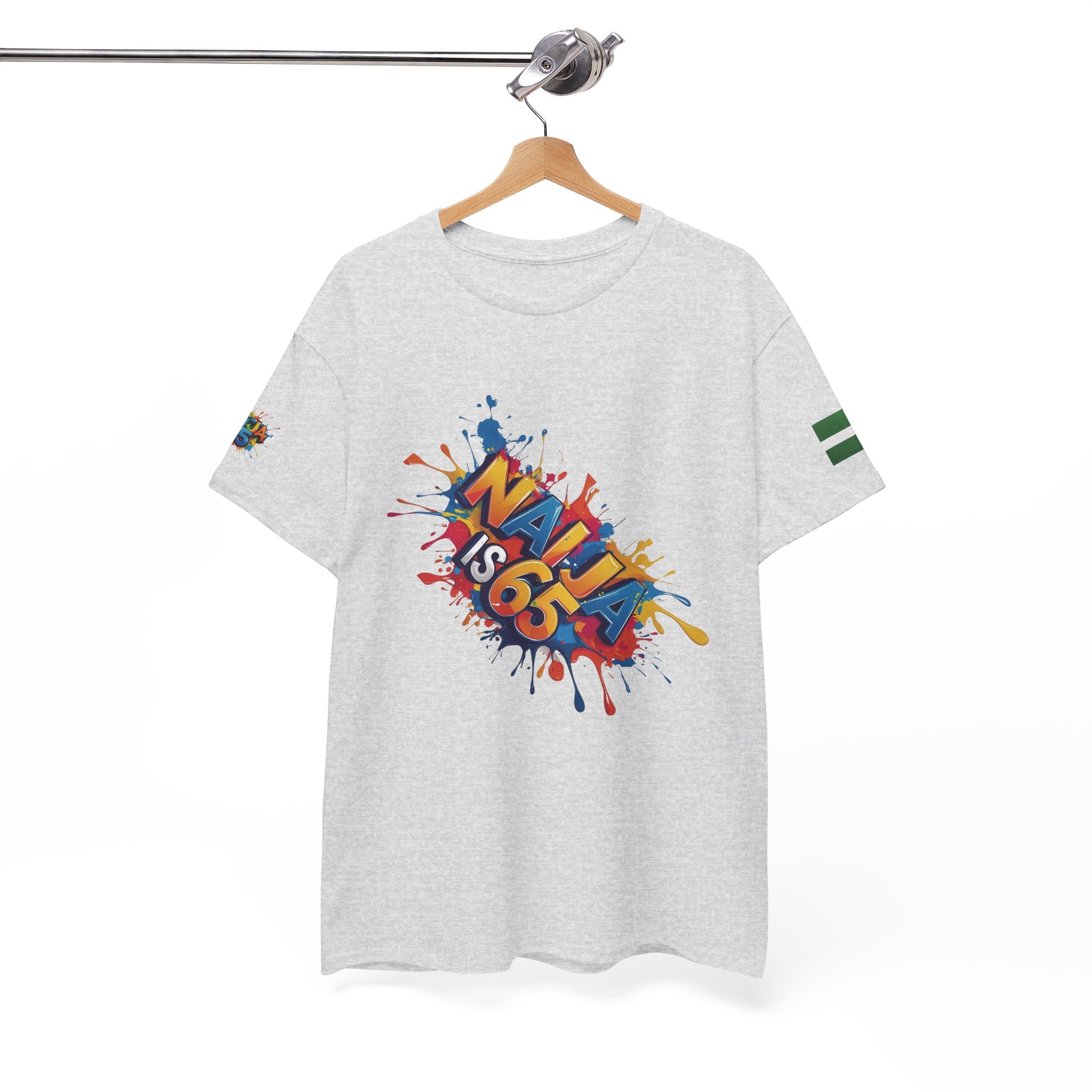 Naija, Streetwear, Nigeria, Urban Fashion, Naija Of Course- Grey T-shirt