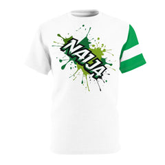 Naija -Unisex, White Stitching, T-shirt - Naija Of Course streetwear fashion