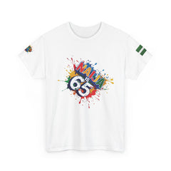 Naija is 65, INDEPENDENCE CELEBRATION  - Unisex Cotton T-shirt
