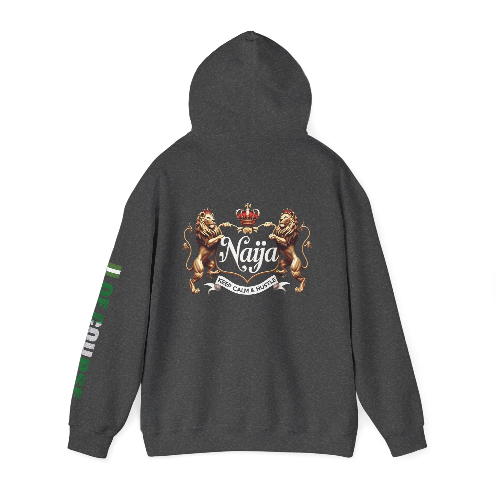 Nigeria Of Course- Naija Keep Calm & Hustle Hoodie