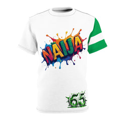 Naija 65th Independence Day, Black Stitching Unisex T-shirt - Naija Of Course streetwear fashion