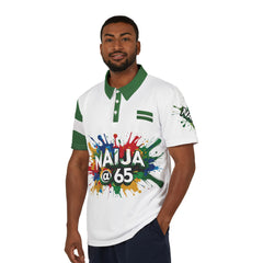 Naija At 65 Polo Shirt celebrating Nigeria’s independence.