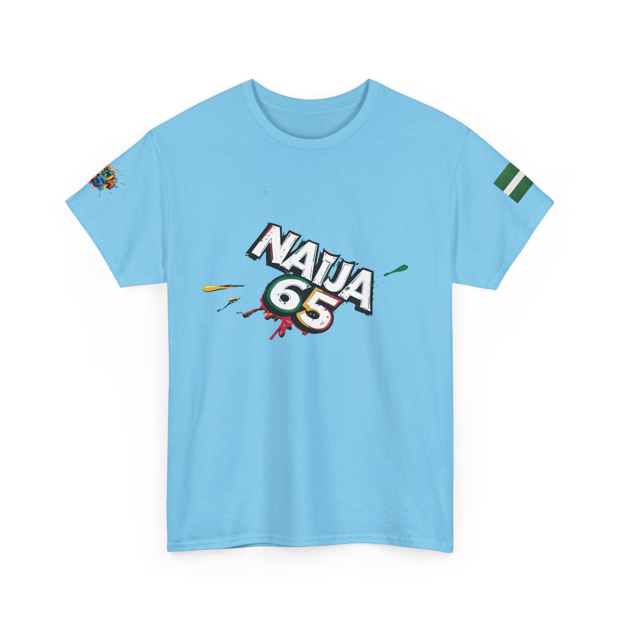 Naija 65TH INDEPENDENCE, Unisex Cotton T-shirt