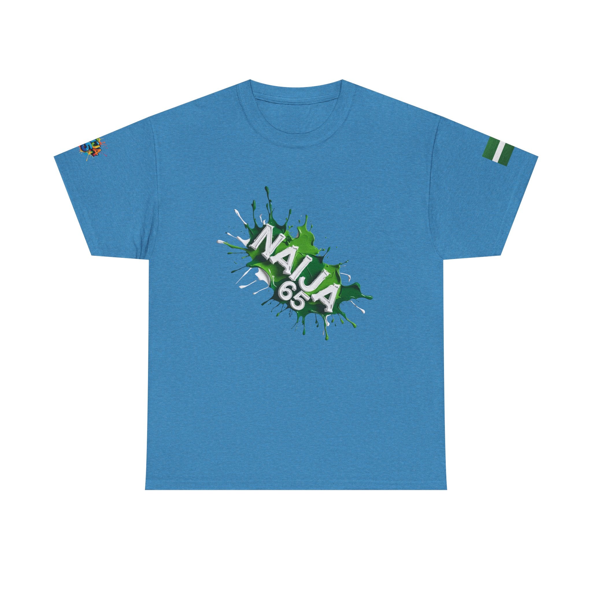 Naija 65TH INDEPENDENCE CELEBRATION, - Unisex Cotton T-shirt
