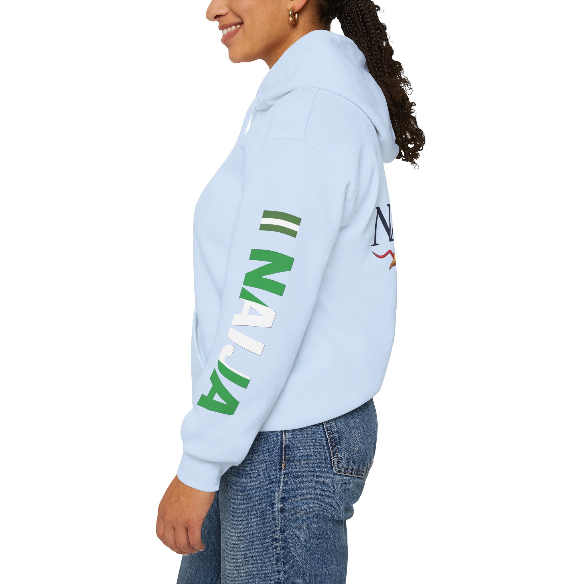 Nigeria-Naija, Keep Calm & Hustle, Hoodie.