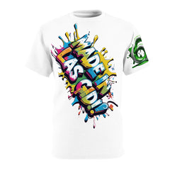 Made in Las Gidi, Unisex White Stitching T-Shirt - Naija Of Course streetwear fashion