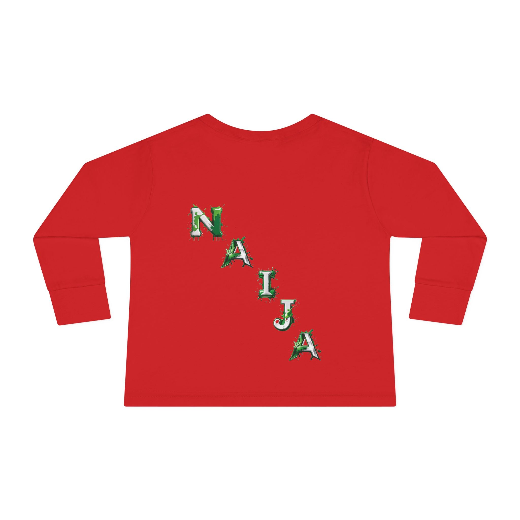 Naija Papa’s No Dey Take Dem Pickin Play, Toddler Long Sleeve T-shirt