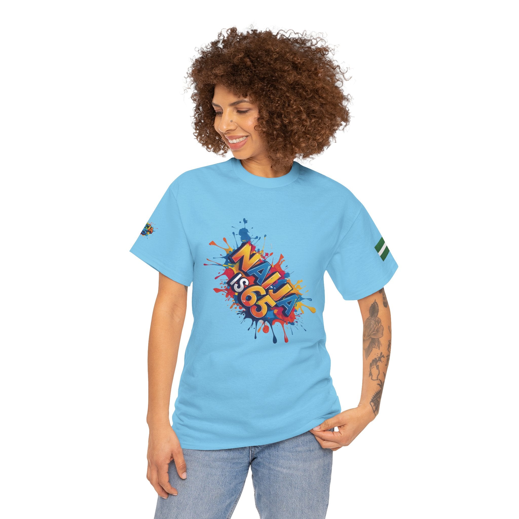 Naija is 65, INDEPENDENCE, Unisex, Cotton T-shirt