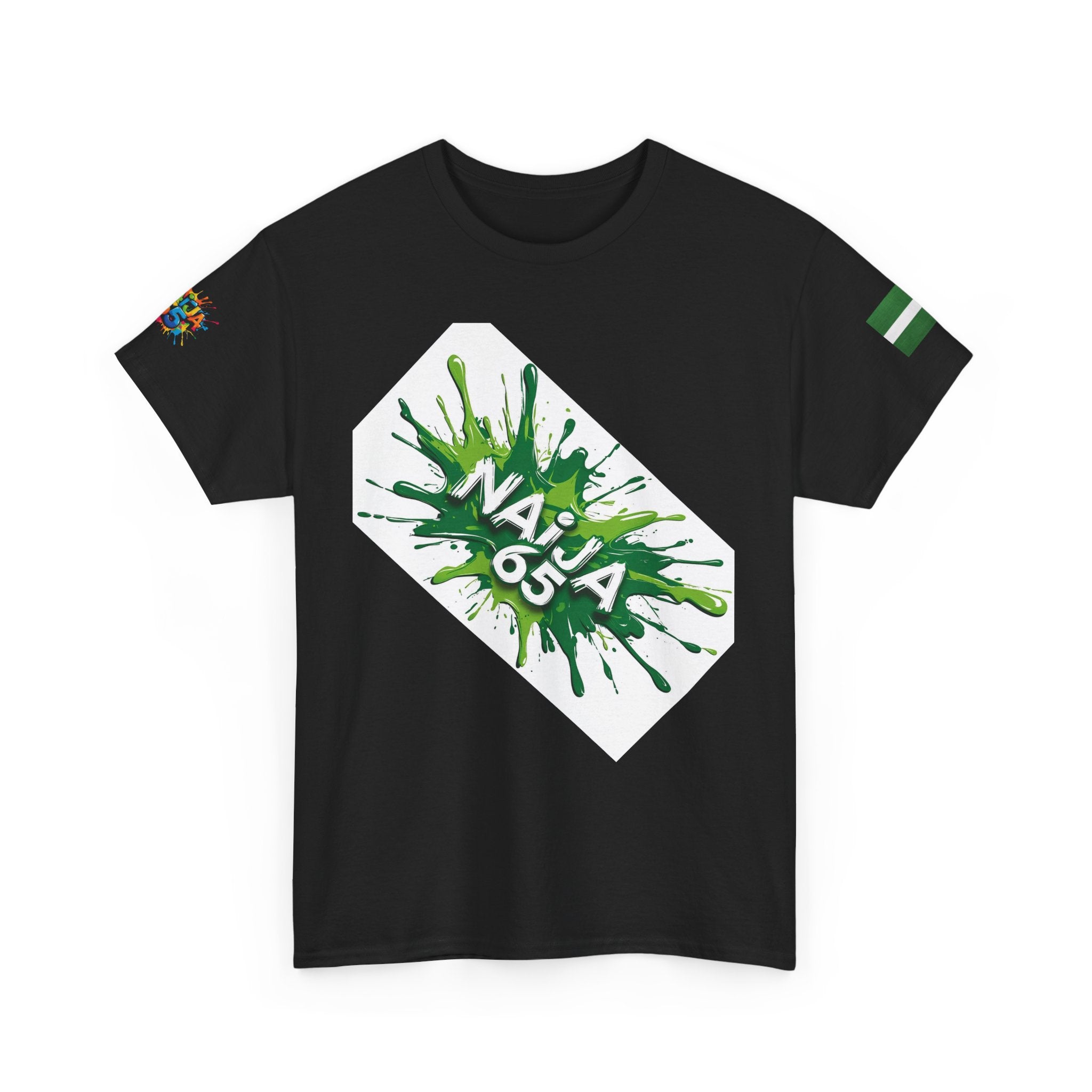 Naija 65, - Unisex Cotton T-shirt - Naija Of Course Fashion, black T-shirt