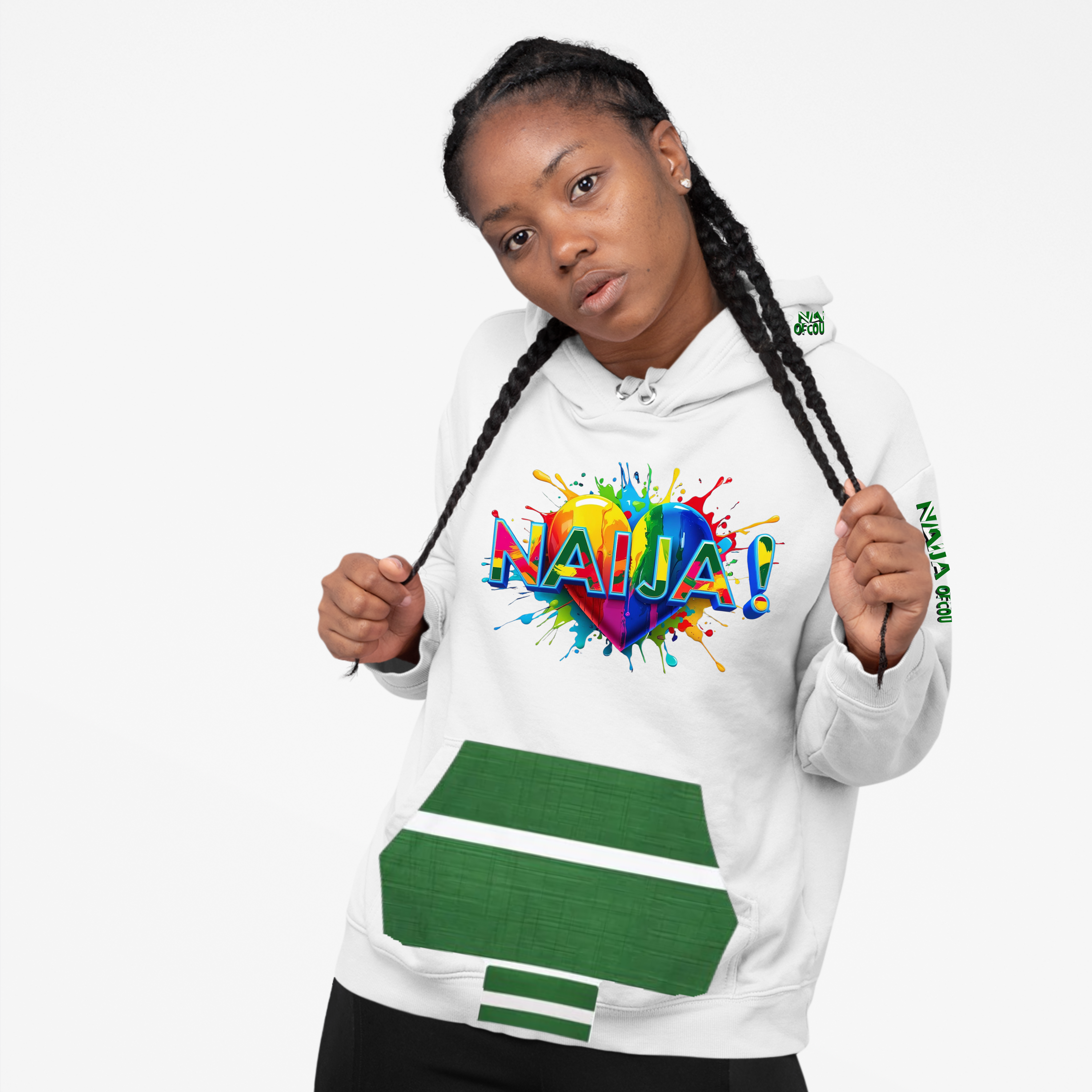 Naija Love & Of Course! Unisex Hoodie