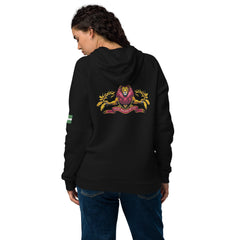 Naija- Jealous Me Not Under Armour® hoodie - Naija Of Course Fashion, back view Black