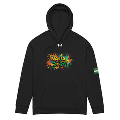 Naija Of Course 2026 Under Armour® Black hoodie - Naija Of Course streetwear fashion