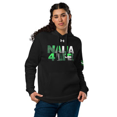 Naija 4 Life Under Armour® Black hoodie - Naija Of Course streetwear fashion