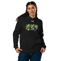 Naija 4 Life Under Armour® Black hoodie - Naija Of Course streetwear fashion