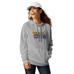 Naija Made Under Armour Hoodie in grey- Naija Of Course