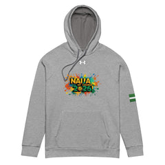 Naija Of Course 2026 Under Armour® Grey hoodie - Naija Of Course streetwear fashion