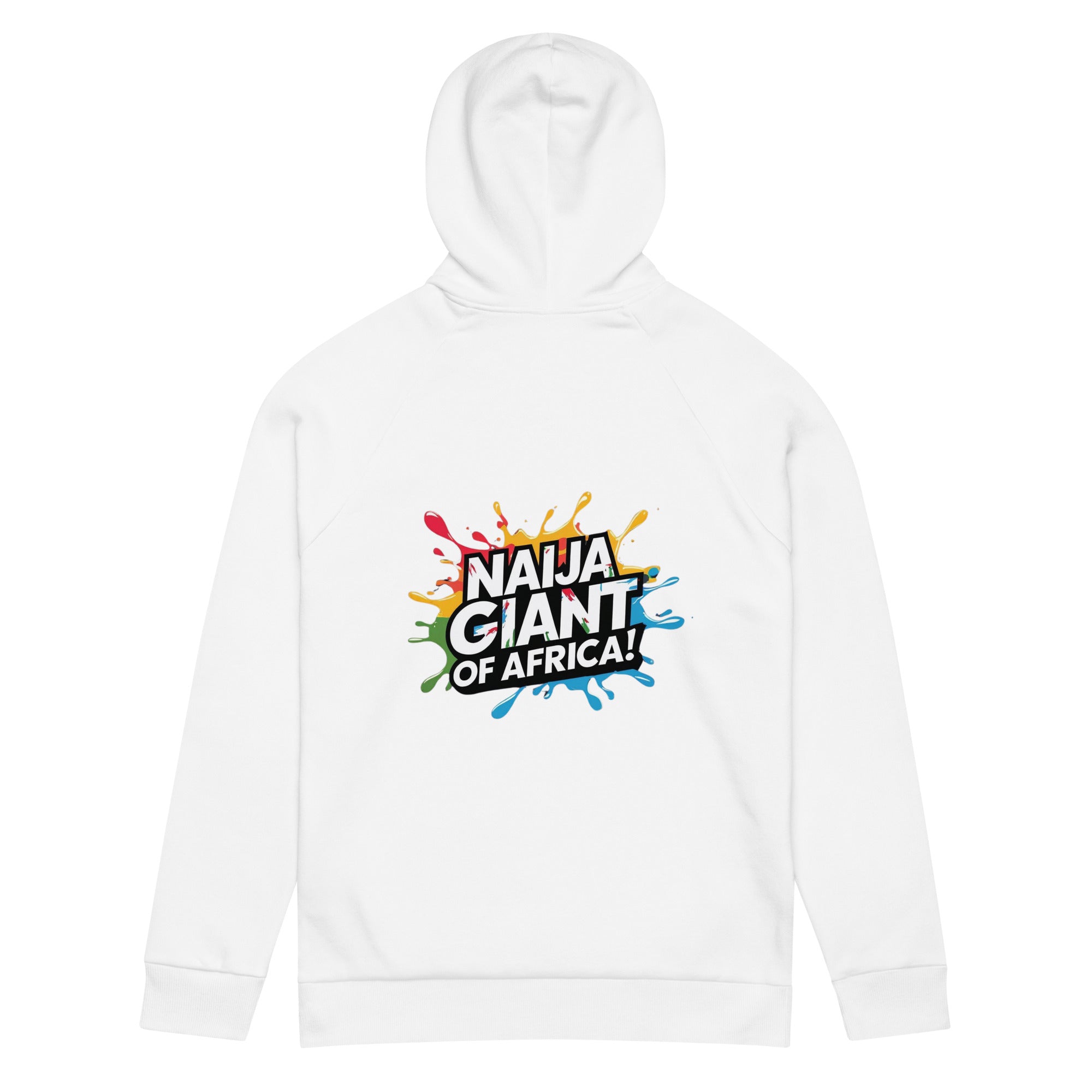 Naija Giant Of Africa, Under Armour® White hoodie - Naija Of Course streetwear fashion